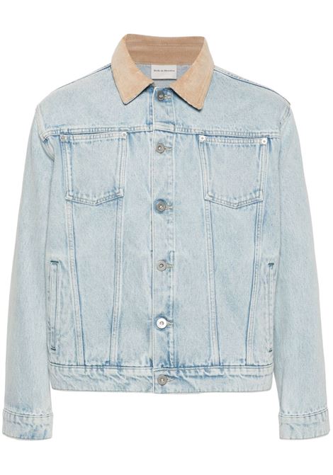 Giacca denim La Vest Jean Délavée in celeste Drole de monsieur - uomo